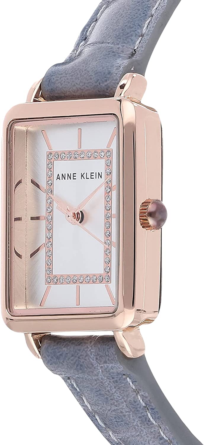 Anne Klein Women's Glitter Accented Croco-Grain Strap Watch, AK/3820 - Image 3